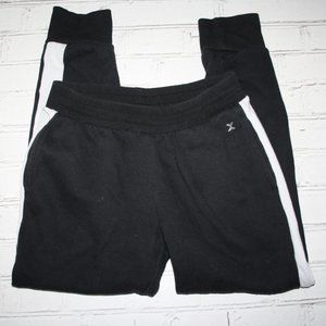 🖤 Black & White Quick-Dri Joggers – Girls 14